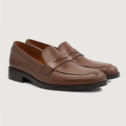 Orlaven Baxton Brown Leather Loafers footwear image 1