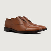 Orlaven Professor Oxford Tan Leather Shoes footwear image 1