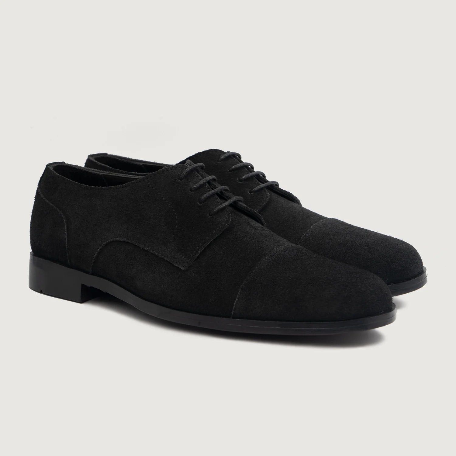 Orlaven Attorney Derby Black Suede Leather Shoes footwear image 1