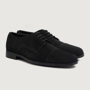 Orlaven Attorney Derby Black Suede Leather Shoes footwear image 1