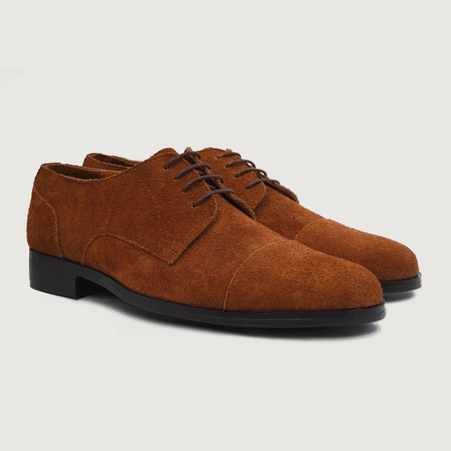 Orlaven Attorney Derby Brown Suede Leather Shoes footwear image 1