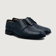 Orlaven Attorney Derby Midnight Blue Leather Shoes footwear image 1