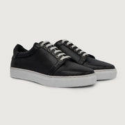 Orlaven Carter Runn Black Leather Sneakers footwear image 1