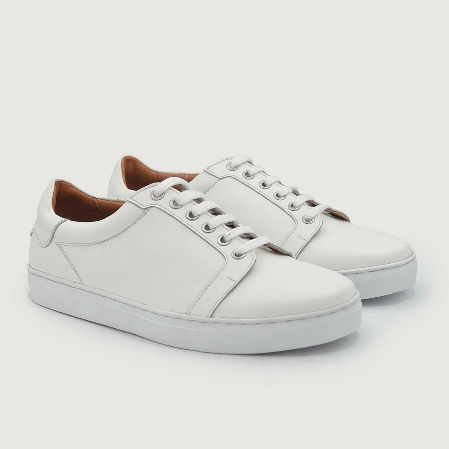 Orlaven Carter Runn White Leather Sneakers footwear image 1