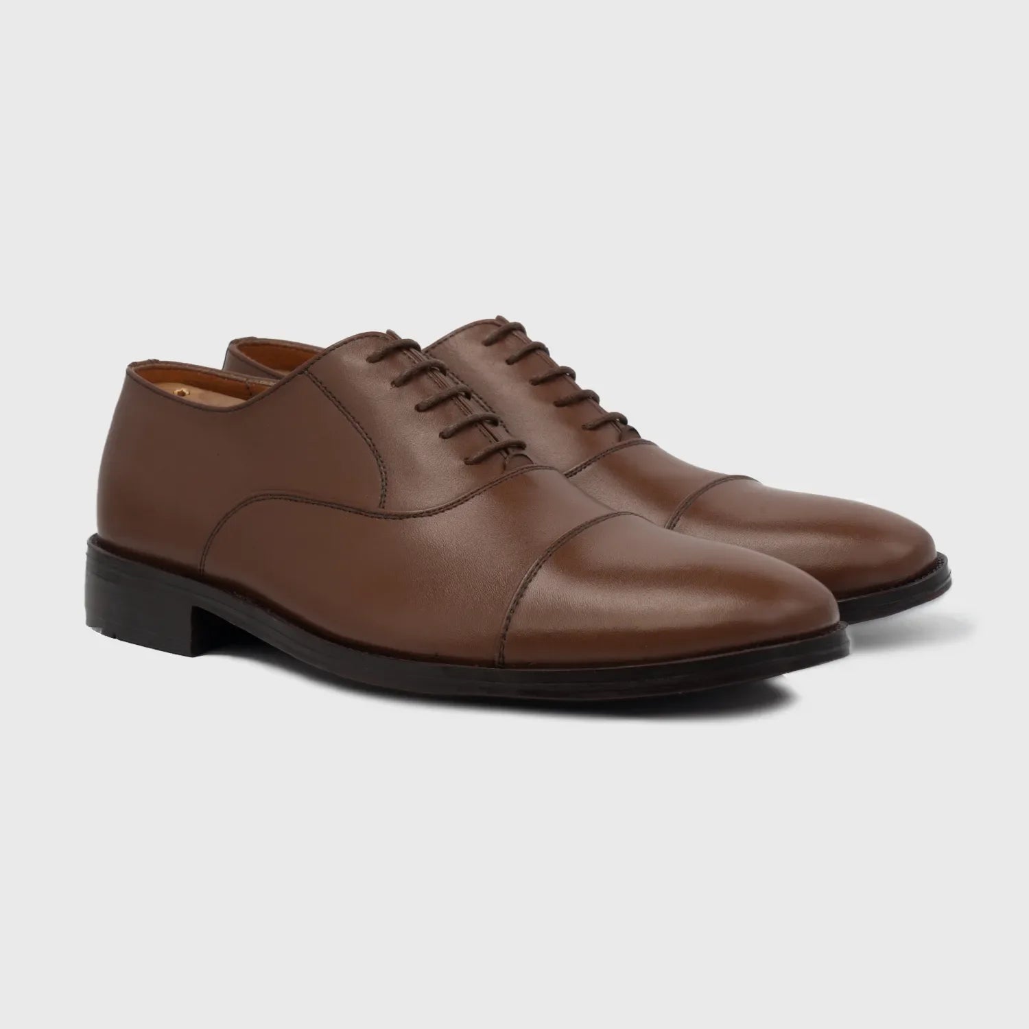 Orlaven Professor Oxford Brown Leather Shoes footwear image 1