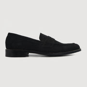 Orlaven Baxton Black Suede Leather Loafers footwear image 2