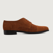 Orlaven Attorney Derby Brown Suede Leather Shoes footwear image 2