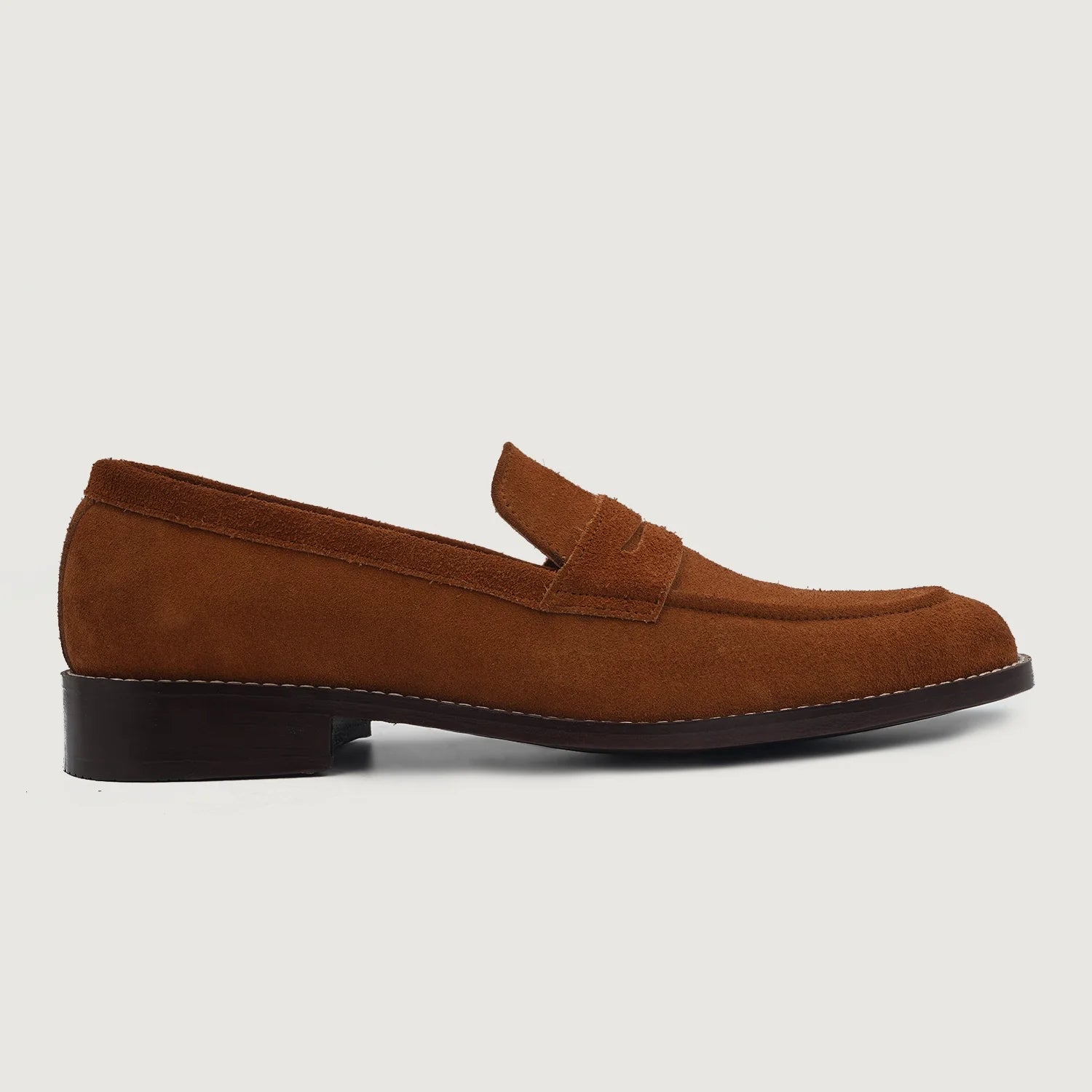 Orlaven Baxton Brown Suede Leather Loafers footwear image 2