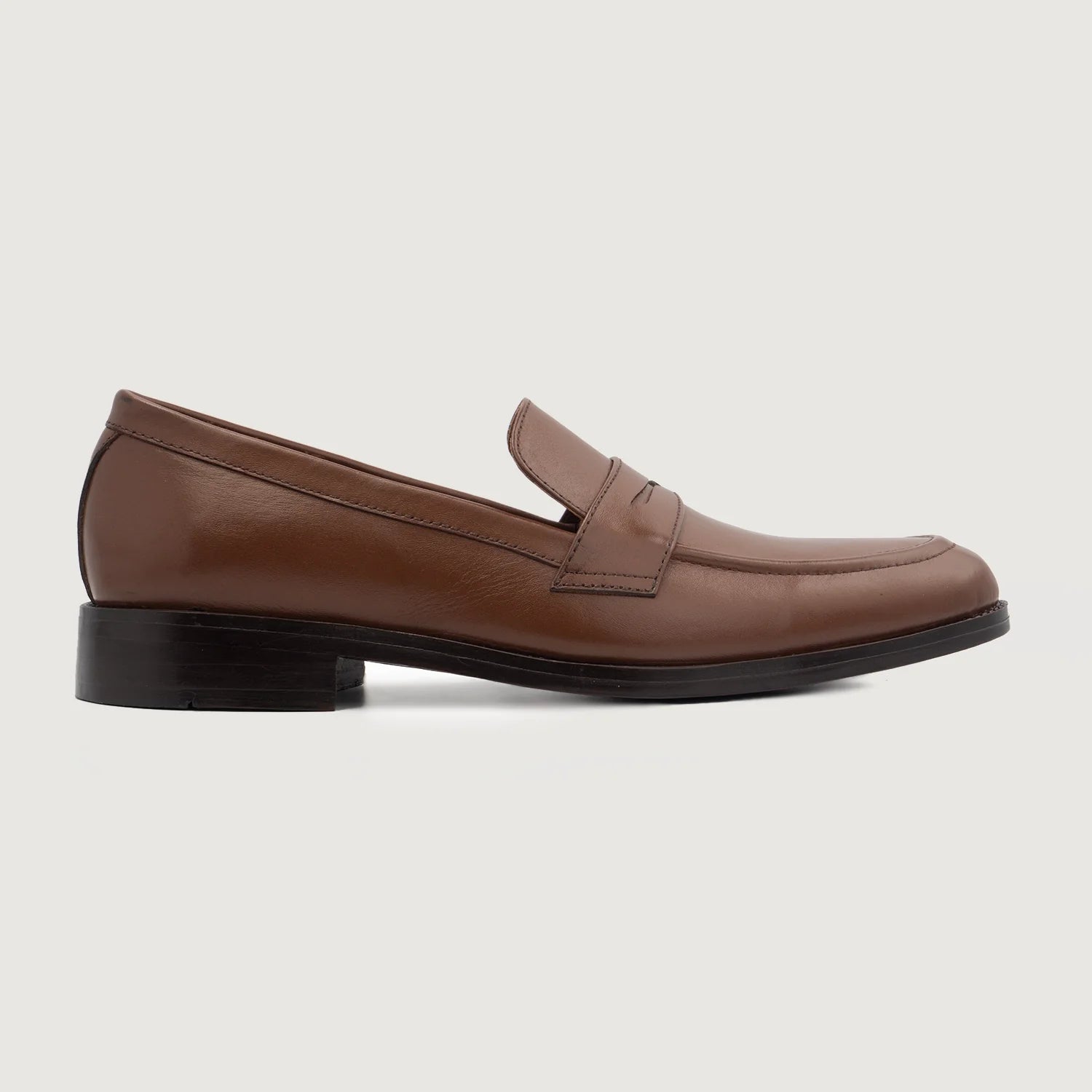 Orlaven Baxton Brown Leather Loafers footwear image 2