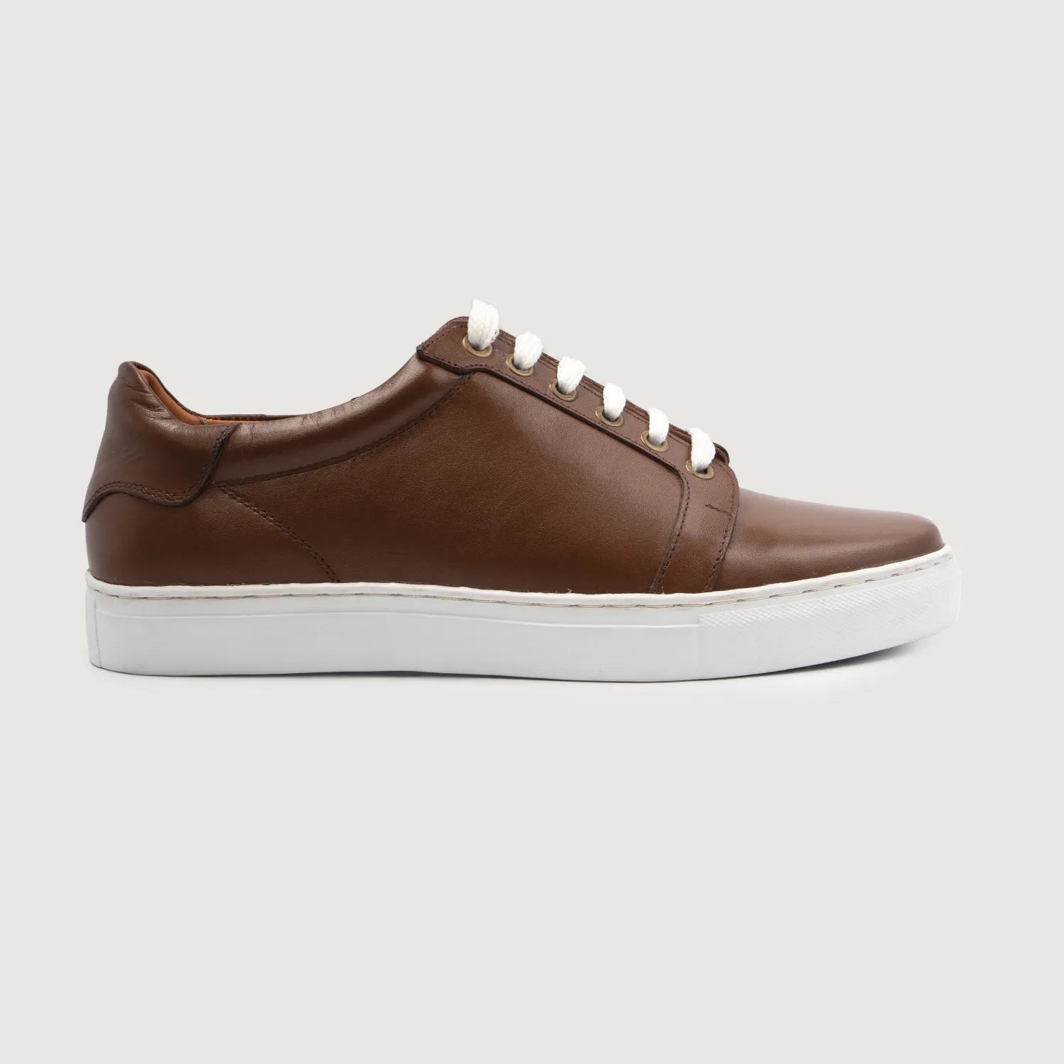 Orlaven Carter Runn Brown Leather Sneakers footwear image 2