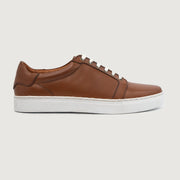Orlaven Carter Runn Tan Leather Sneakers footwear image 2