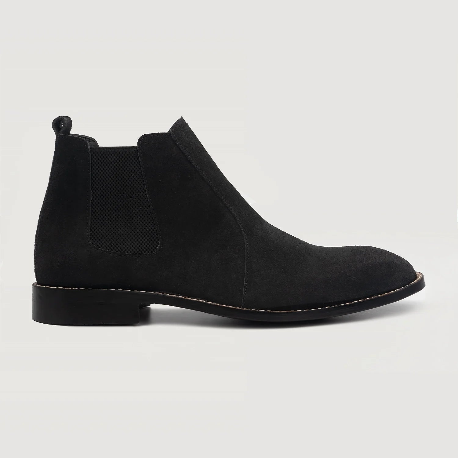 Orlaven Clarkson Chelsea Black Suede Leather Boots footwear image 2