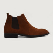 Orlaven Clarkson Chelsea Brown Suede Leather Boots footwear image 2
