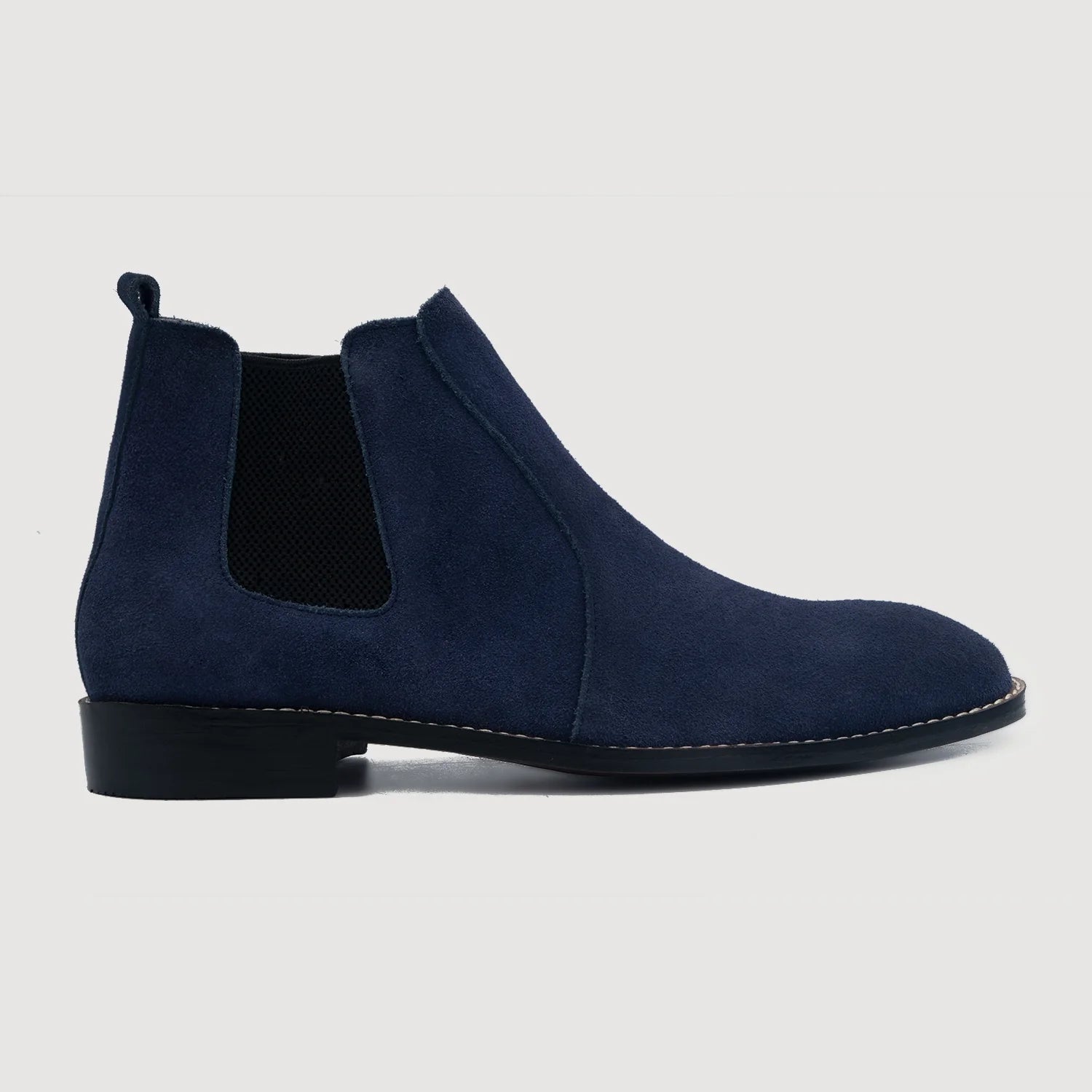 Orlaven Clarkson Chelsea Midnight Blue Suede Leather Boots footwear image 2