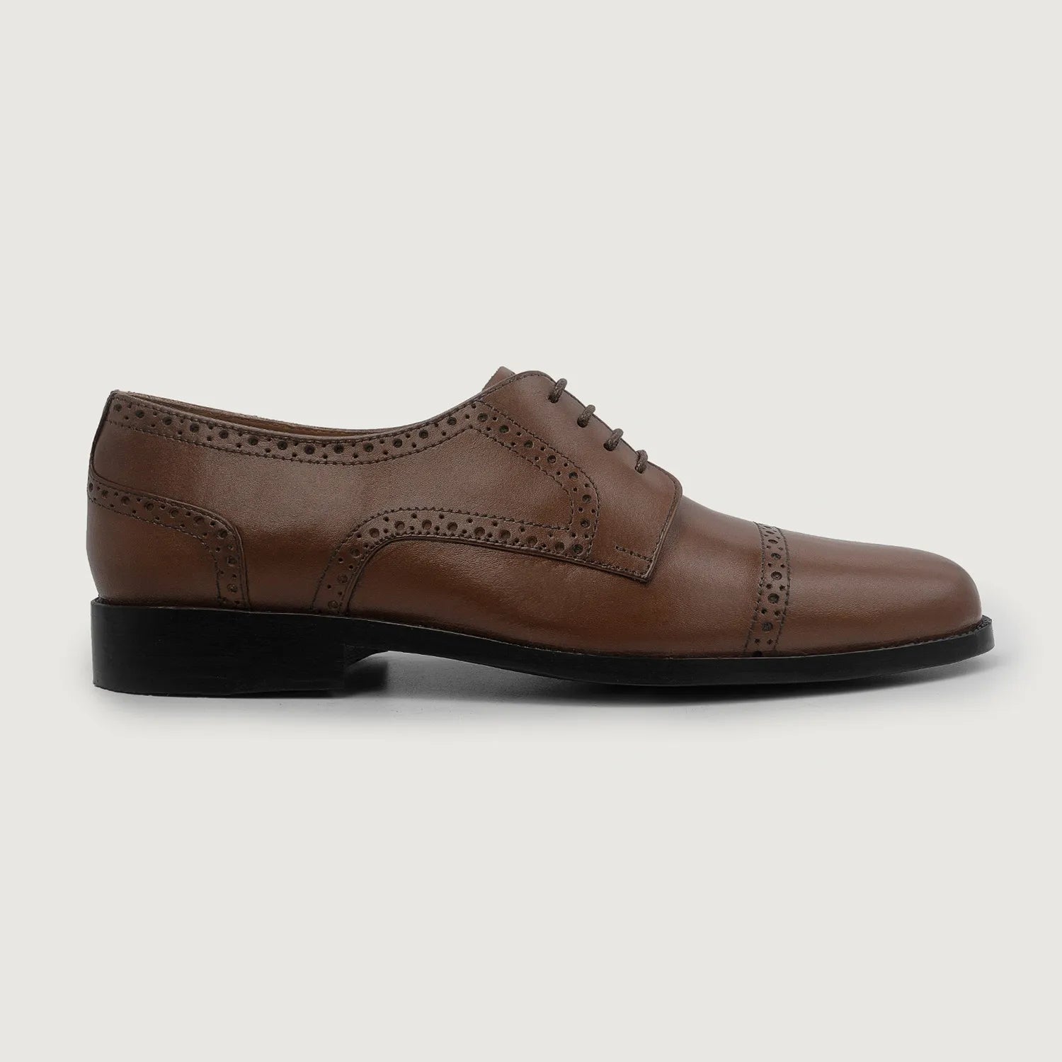 Orlaven Dirk Brogues Derby Brown Leather Shoes footwear image 2