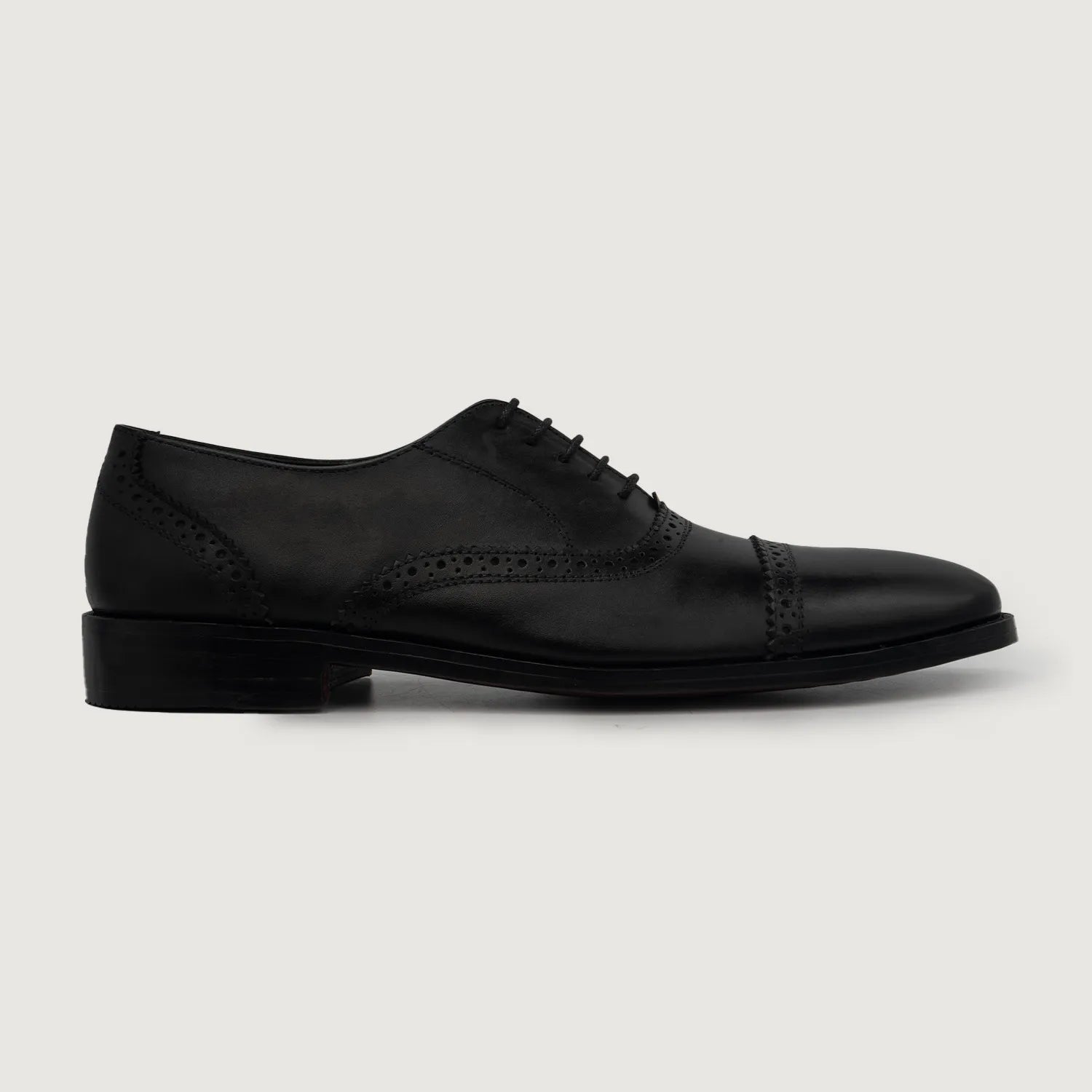 Orlaven Greyson Brogues Oxford Black Leather Shoes footwear image 2