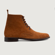 Orlaven Knight Derby Brown Suede Leather Boots footwear image 2