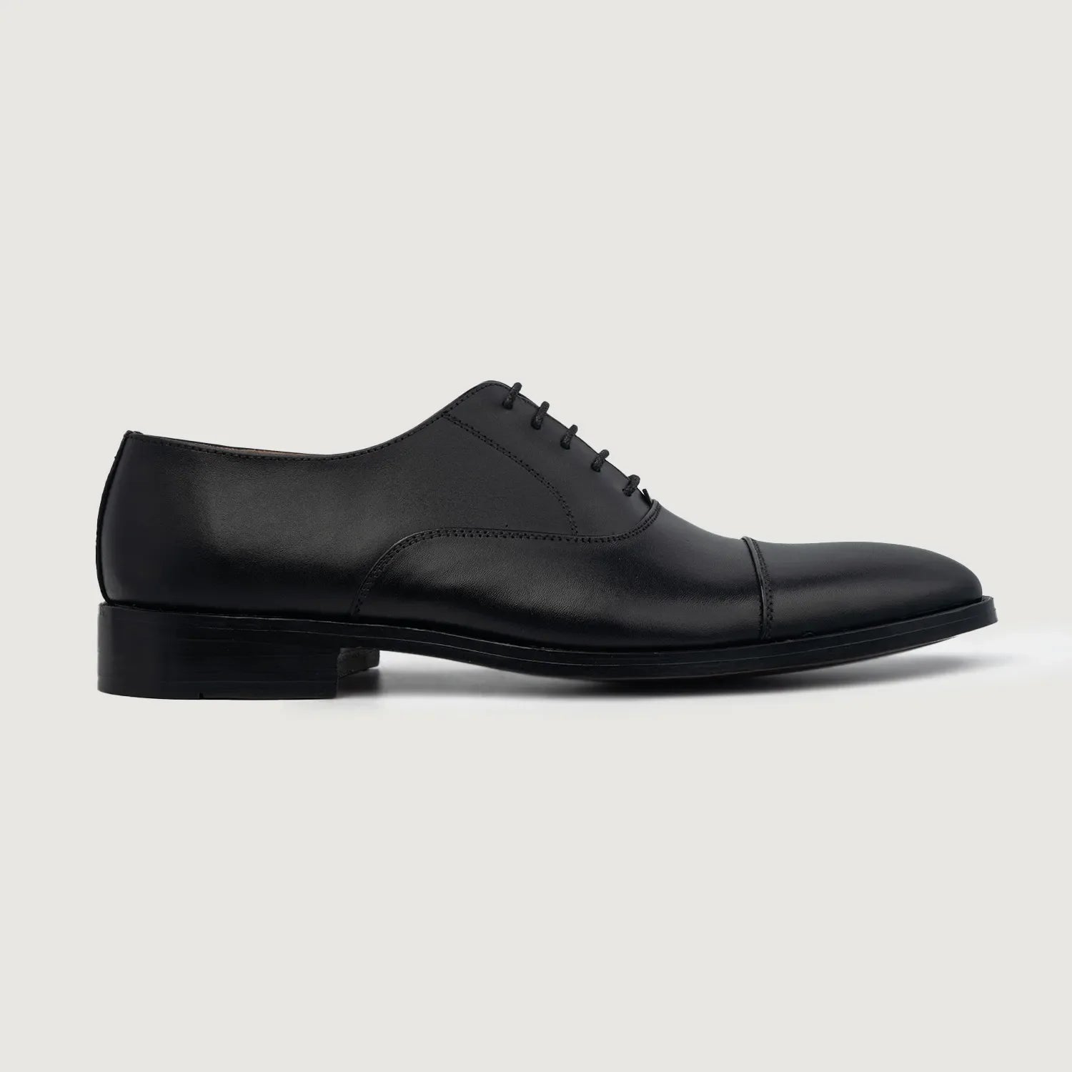 Orlaven Professor Oxford Black Leather Shoes footwear image 2