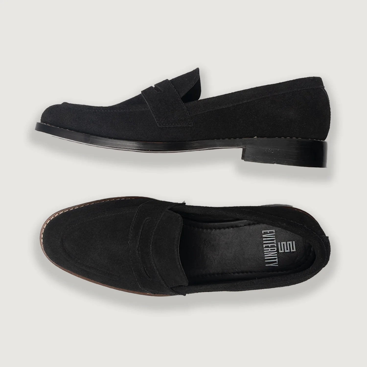 Orlaven Baxton Black Suede Leather Loafers footwear image 4