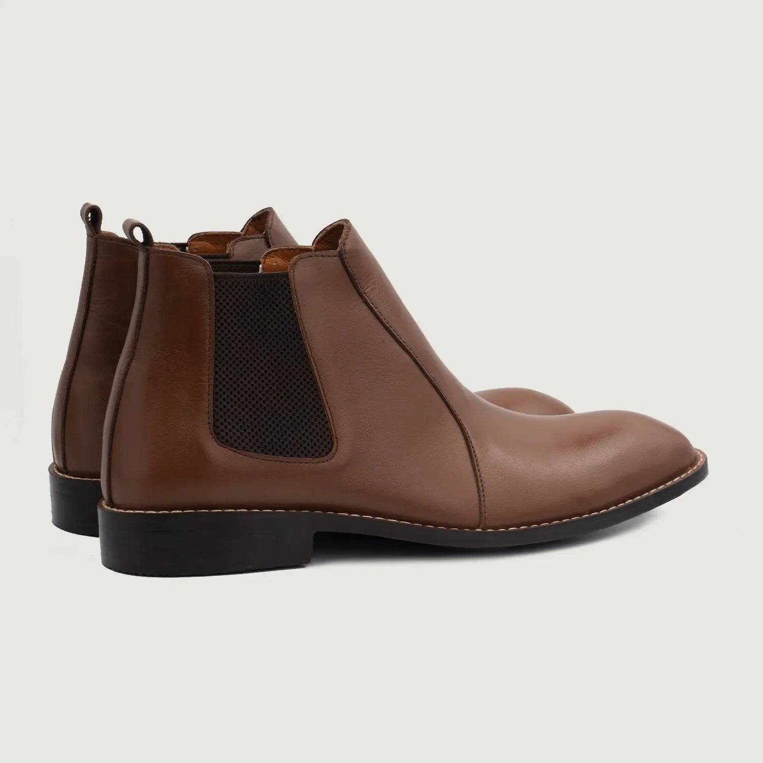 Orlaven Clarkson Chelsea Brown Leather Boots footwear image 3