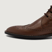 Orlaven Duster Brogues Derby Brown Leather Boots footwear image 4
