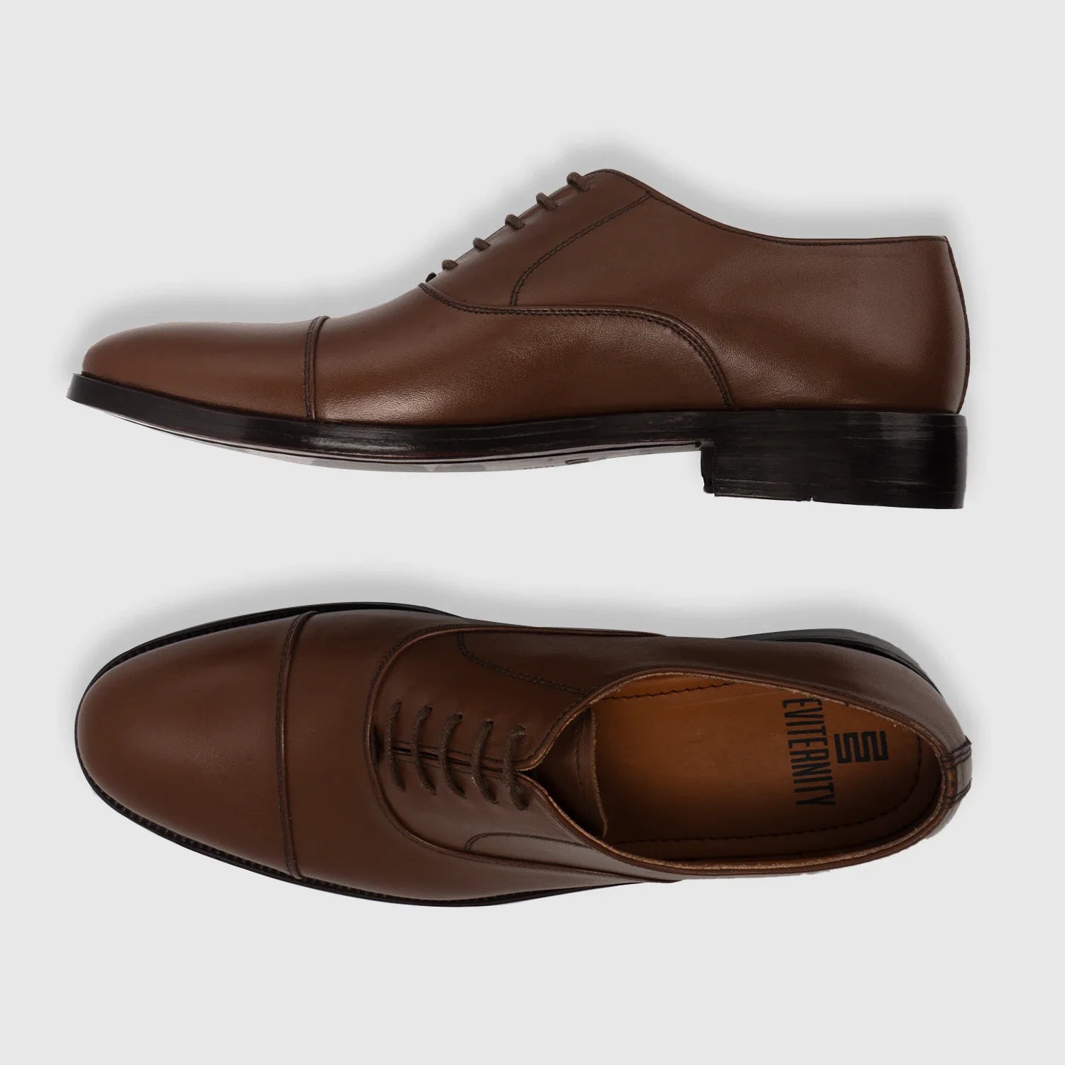 Orlaven Professor Oxford Brown Leather Shoes footwear image 3