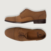Orlaven Attorney Derby Brown Nubuck Leather Shoes footwear image 3