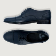 Orlaven Attorney Derby Midnight Blue Leather Shoes footwear image 3