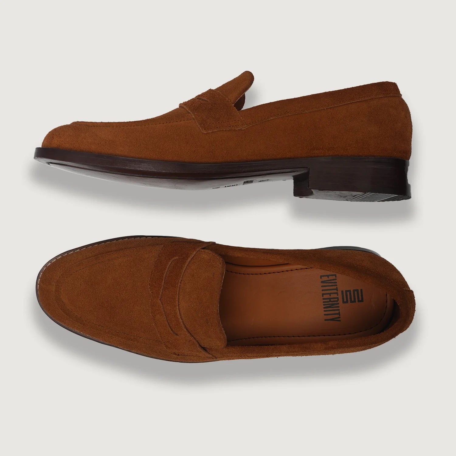 Orlaven Baxton Brown Suede Leather Loafers footwear image 3