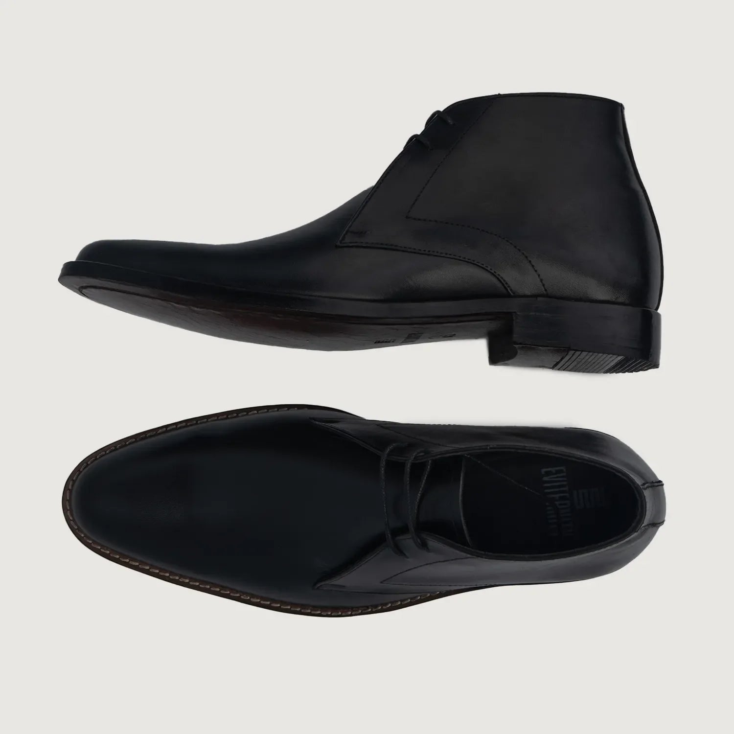 Orlaven Corry Chukka Black Leather Boots footwear image 3