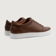 Orlaven Carter Runn Brown Leather Sneakers footwear image 3