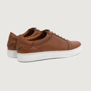Orlaven Carter Runn Tan Leather Sneakers footwear image 3