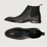 Orlaven Clarkson Chelsea Black Leather Boots footwear image 3