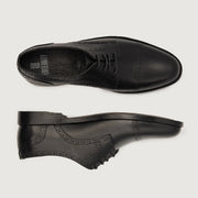 Orlaven Dirk Brogues Derby Black Leather Shoes footwear image 3