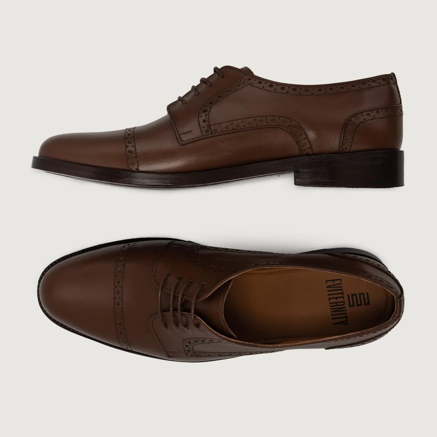 Orlaven Dirk Brogues Derby Brown Leather Shoes footwear image 3