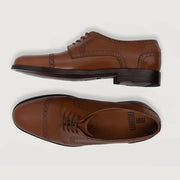 Orlaven Dirk Brogues Derby Tan Leather Shoes footwear image 3