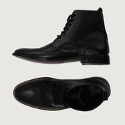 Orlaven Duster Brogues Derby Black Leather Boots footwear image 6