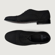 Orlaven Greyson Brogues Oxford Black Nubuck Leather Shoes footwear image 3