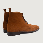 Orlaven Knight Derby Brown Suede Leather Boots footwear image 3
