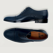 Orlaven Professor Oxford Midnight Blue Leather Shoes footwear image 3