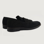Orlaven Baxton Black Suede Leather Loafers footwear image 3