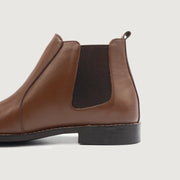Orlaven Clarkson Chelsea Brown Leather Boots footwear image 4