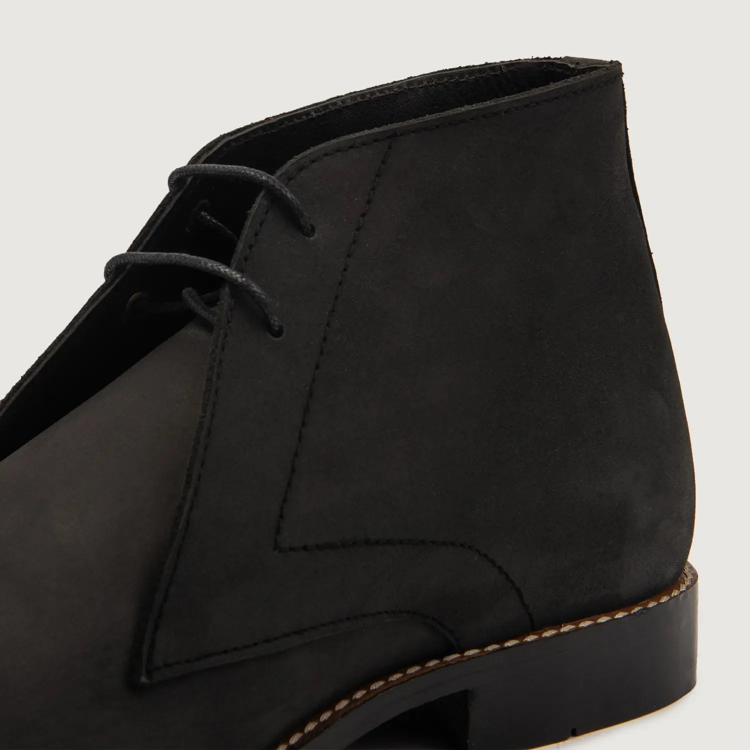 Orlaven Corry Chukka Black Nubuck Leather Boots footwear image 4
