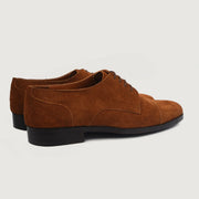 Orlaven Attorney Derby Brown Suede Leather Shoes footwear image 4