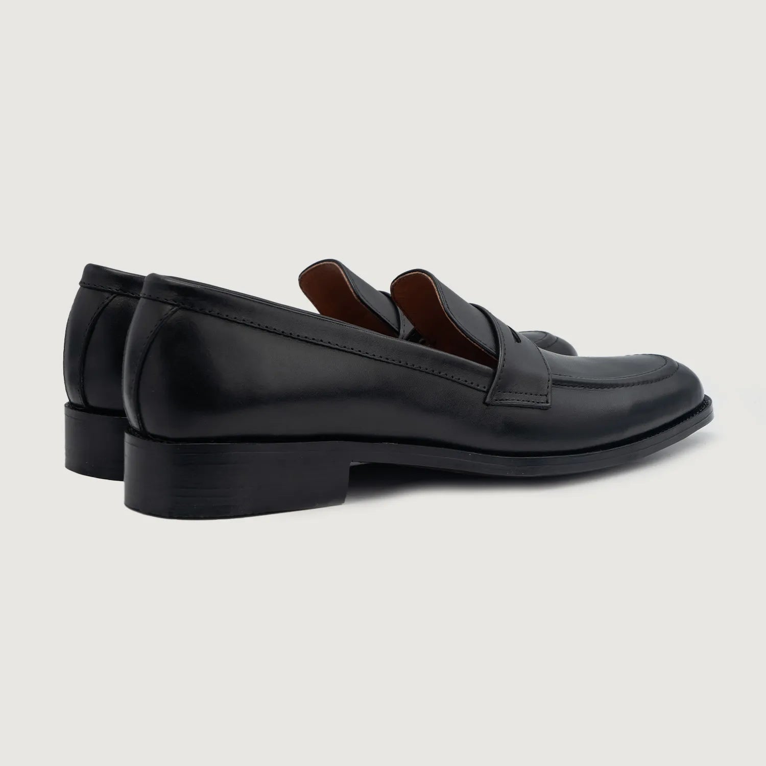 Orlaven Baxton Black Leather Loafers footwear image 4