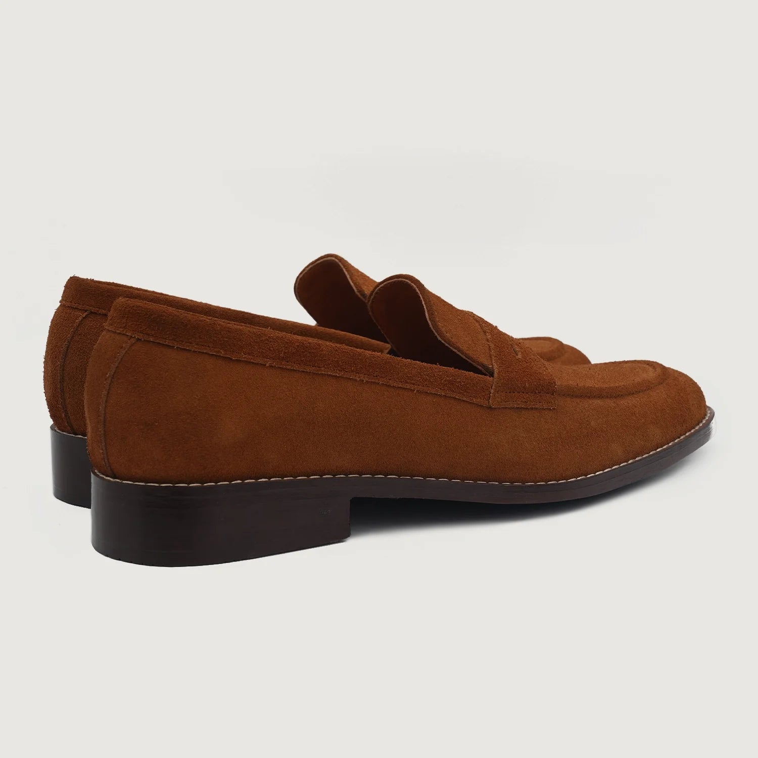 Orlaven Baxton Brown Suede Leather Loafers footwear image 4