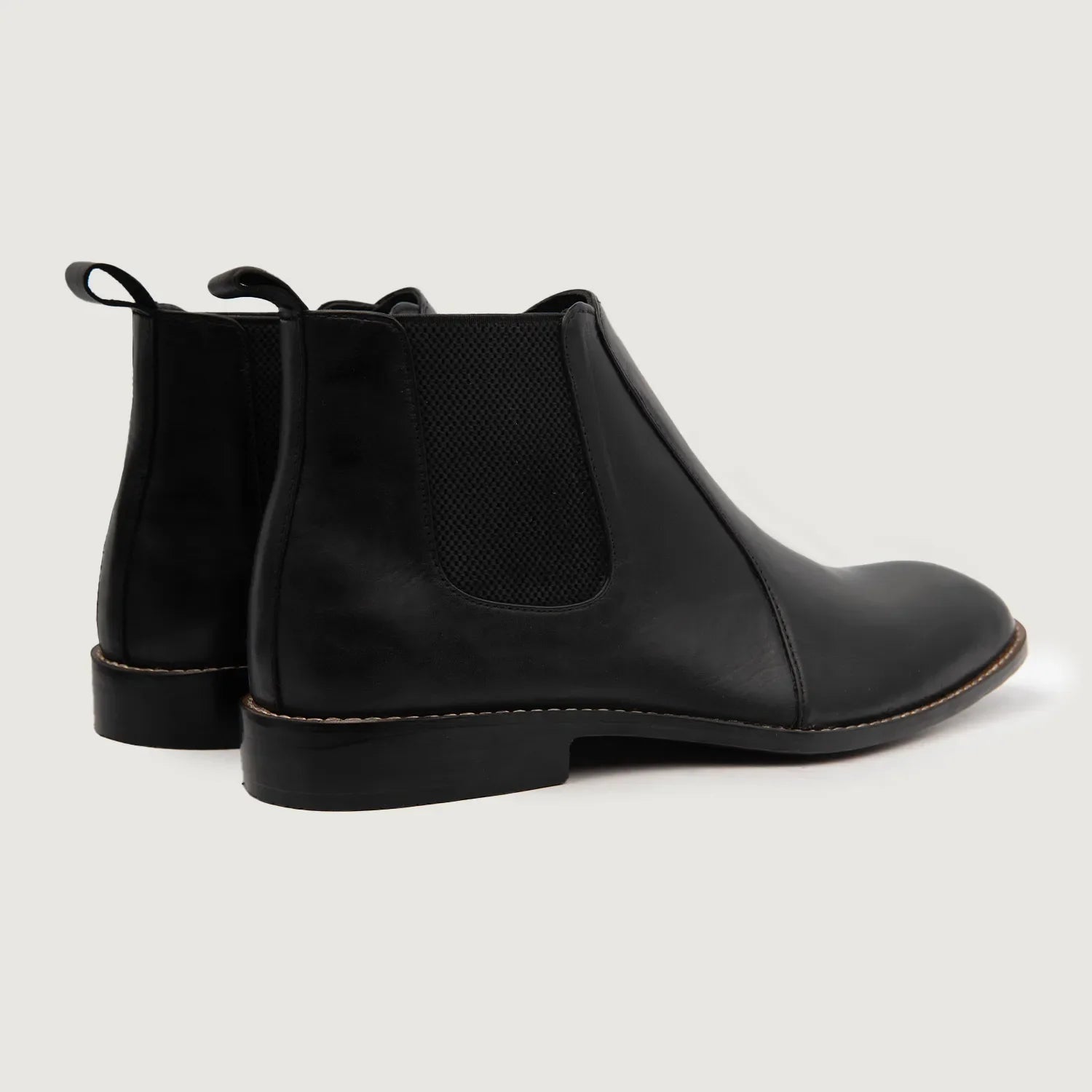 Orlaven Clarkson Chelsea Black Leather Boots footwear image 4