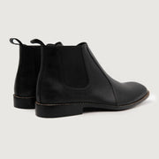 Orlaven Clarkson Chelsea Black Leather Boots footwear image 4
