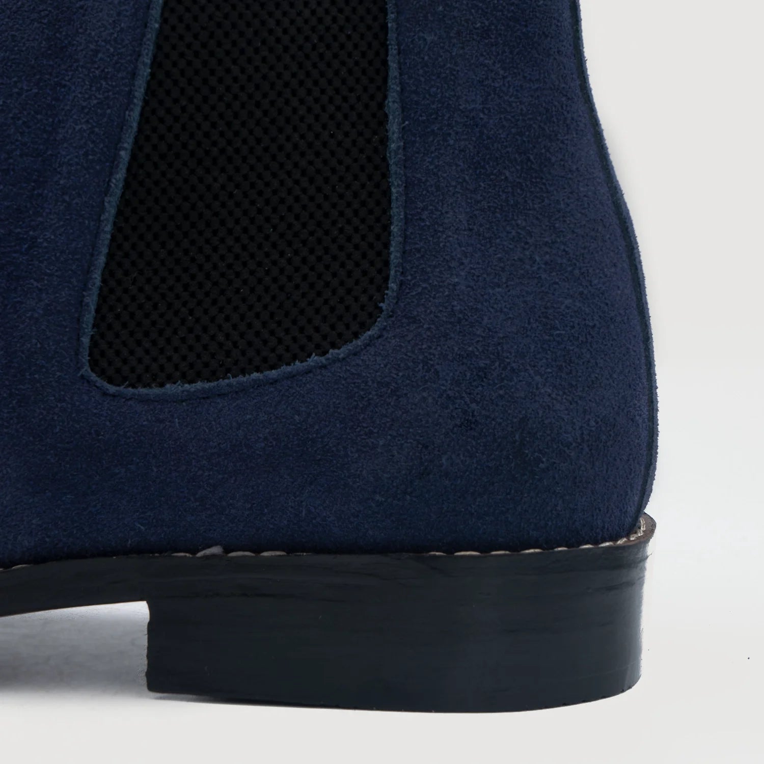 Orlaven Clarkson Chelsea Midnight Blue Suede Leather Boots footwear image 4