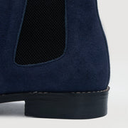 Orlaven Clarkson Chelsea Midnight Blue Suede Leather Boots footwear image 4